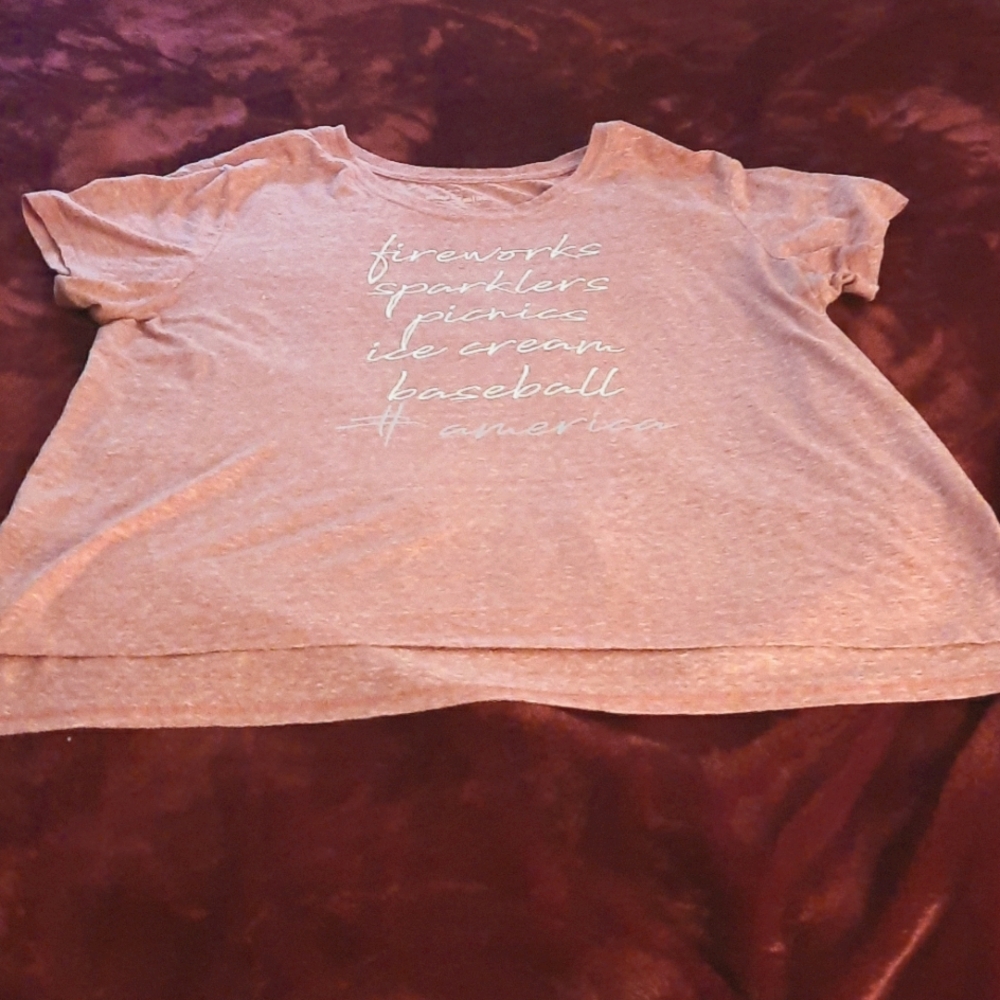 State of mine womans patriotic shirt